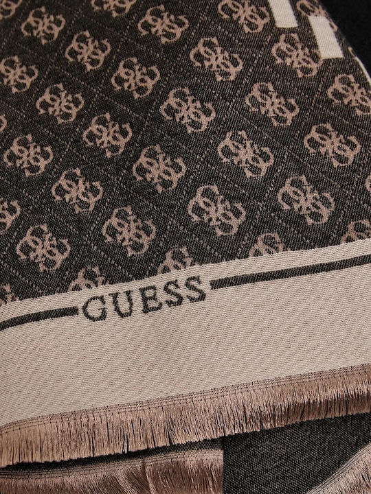 Guess Frauen Wollschal Schwarz