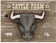 Nostalgic Μεταλλικό Μαγνητάκι Animal Club Cattle Farm