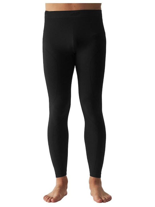 4F Pantaloni termici pentru barbati Negru