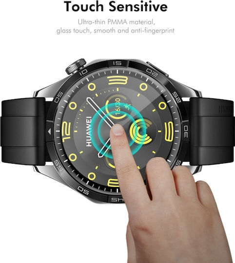 Folie de protecție ecran Huawei Watch GT 5 46mm 2buc Enkay 3D Acoperire completă Margine moale PC PMMA HD
