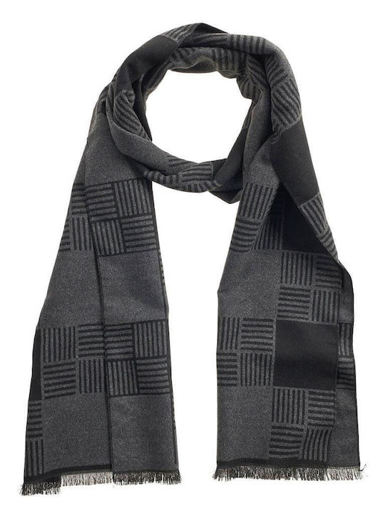 Verde Men's Scarf Black