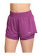 One Femei Talie înaltă Pantaloni scurți Pantaloni scurți Dri-Fit Violet