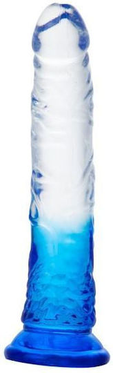 DMM MAA Glass Dildo With Suction Cup Blue 16cm