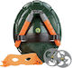 Karneval-Set Teenage Mutant Ninja Turtle Michelangelo Panzer Waffen Maske Spaß F-80703-1