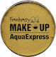 Gold Face Painting Aqua