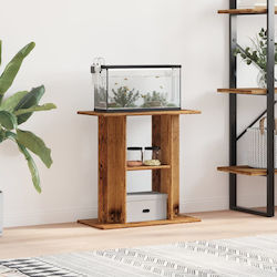 Vidaxl Βάση Ενυδρείου Όψη Παλαιού Ξύλου 60x30x60 Εκ Επεξ Ξύλο Καφέ