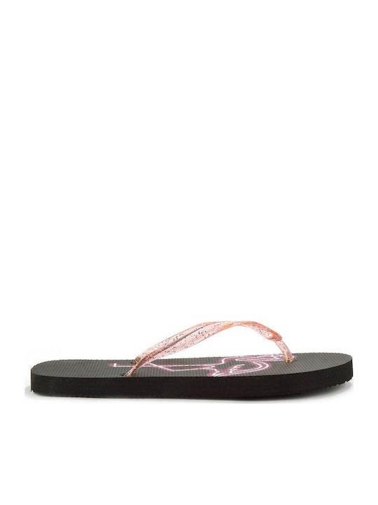 Fshoes Women's Flip Flops Black