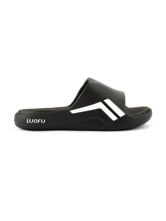 Fshoes Men's Slides Black