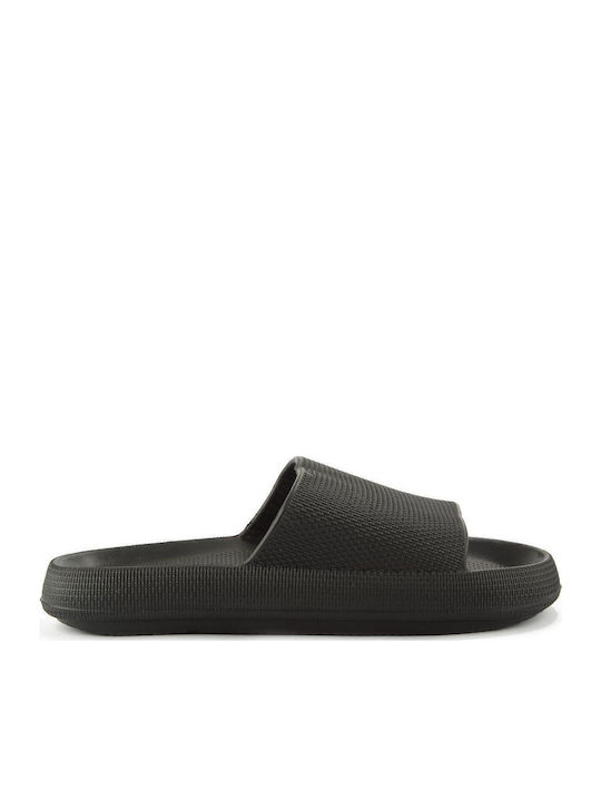 Fshoes Ανδρικά Slides Μαύρα