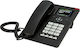 FM-2950 Telefon cu Fir de Birou pentru Persoane Vârstnice Negru
