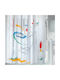 Spirella Faces Duschvorhang 180x200cm Faces
