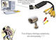Surveillance System Cameras Analog with Recorder DVR