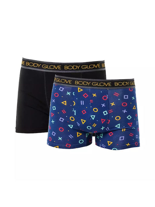Body Glove Men's Boxers 2Pack Blue