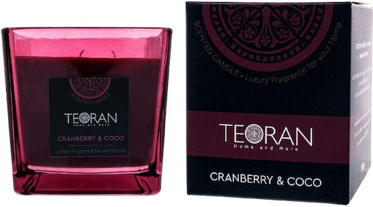 Aromatic Candle Cranberry Coco Square 210g