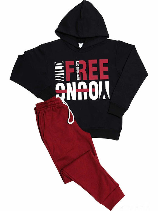 Kinder Sweatpants Set - Jogginganzug Schwarz 2Stück