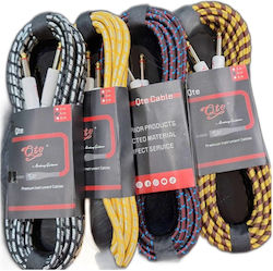 Qte 115 Cable 6.3mm male - 6.3mm male 5m (115-5)