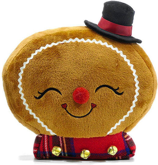 General Trade Christmas Decorative Pillow Figure Brown Biscuit