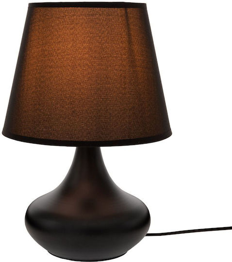Iliadis Keramik Tischlampe mit Schwarz Schirm und Basis