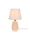 Iliadis Ceramic Table Lamp with White Shade and Base
