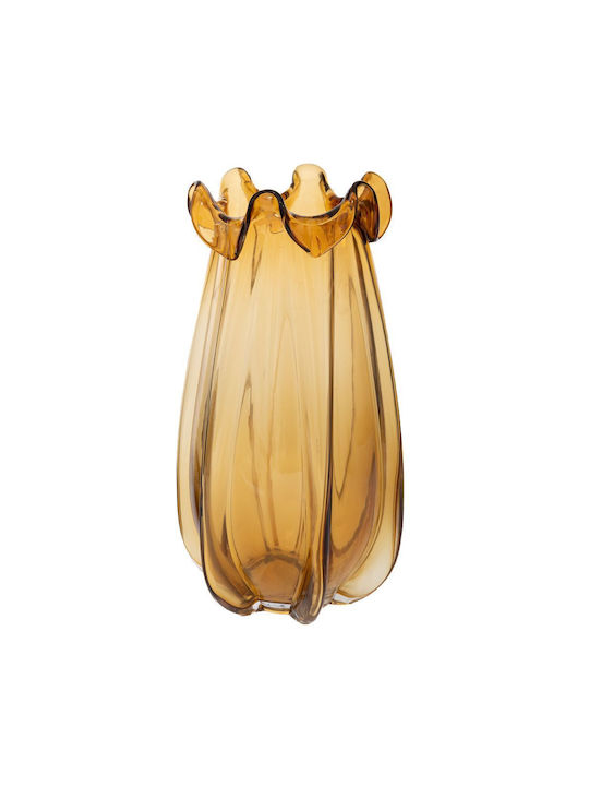 Gold Glass Vase Φ20x39cm