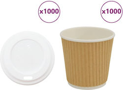vidaXL Disposable Drinkware 120ml 1000 pcs