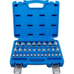 BGS Technic Καρυδάκια με Μύτες Allen και Καρέ Υποδοχής 1/2'' Σετ 32τμχ BGS Technic Καρυδάκια με Μύτες Allen και Καρέ Υποδοχής 1/2'' Σετ 32τμχ