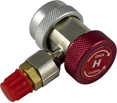 Hochdruck-Schnellkupplung Gas R134 Rot Jbm