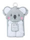 Mother's Choice Βρεφική Κάπα-Μπουρνούζι με Κουκούλα Gray 84x84εκ.