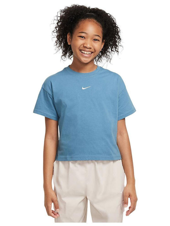 Nike Παιδικό T-shirt Μπλε Sportswear