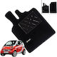 Carro 242917 Πατάκια Αυτοκινήτου Μοκέτα Smart W450 1999-2006 Μονό Κέντημα Black 2 Τεμάχια