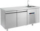 Prochef Ecoline Counter Refrigerator with Sink 40x40 2 Doors