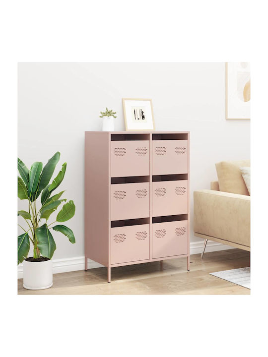 Чекмеджета Офис Метална Pink 68x39x101.5см