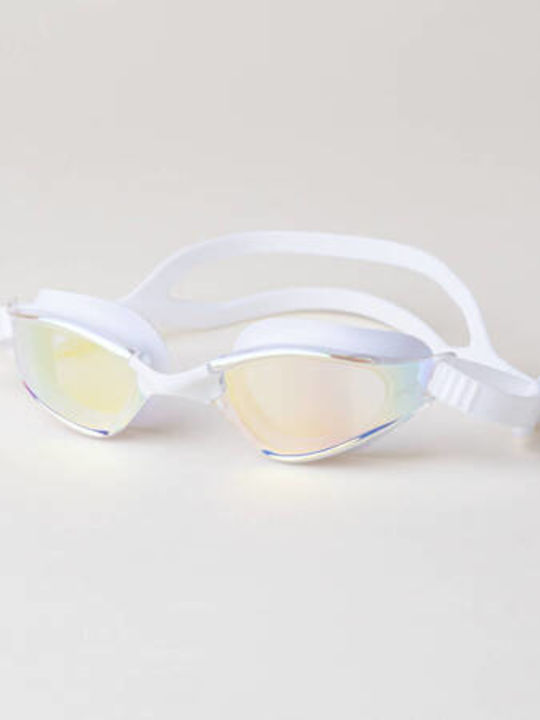 Aquaspeed Swimming Goggles Adults with Anti-fog Lenses White
