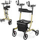 Faltbarer Vier-Rad-Rollator Senioren Sitz Tasche Bis 136kg