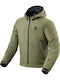 Rev'IT Afterburn H2o Winter Men's Motorcycle Jacket Softshell Waterproof Green