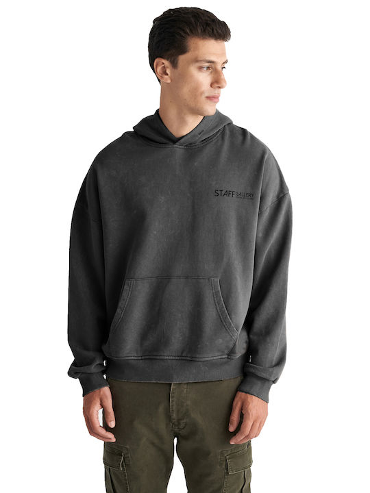 Staff Sweatshirt with Hood Black