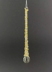Hanging Tear Ornament Gold Hanging Tear Ornament Gold