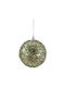 Hanging Ball Ornament Ornament Turquoise 10cm Set 4pcs