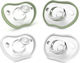 Nanobebe Flexy Pacifiers Silicone 4pcs for 0-3 months 4pcs