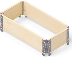 Garden Raised Bed Hydrostab Upyard Wood 80x40 Cm Garden Raised Bed Hydrostab Upyard Wood 80x40 Cm