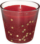 Christmas Red Candle 8.3x9cm