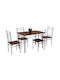 Dining Room Peary 5pcs 110x60cm