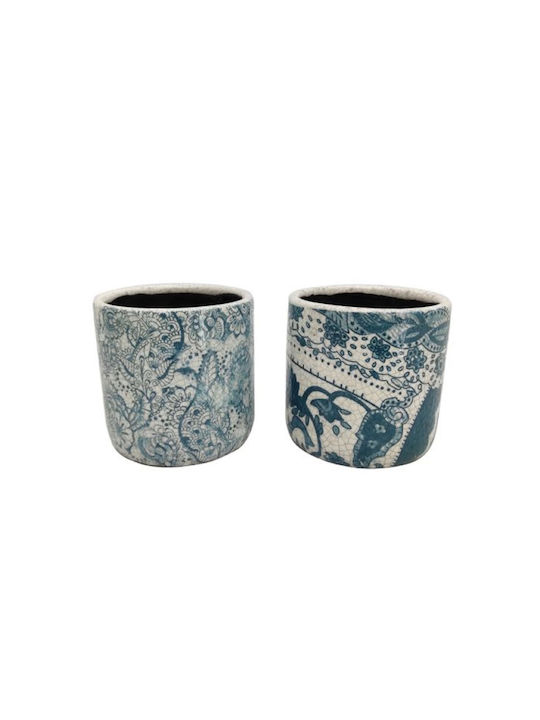 Fankon Flowers Κασπώ Μπλε 14x14x14εκ.