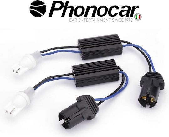 Phonocar CAN bus Анулиране на грешки на автомобила за лампа T10 12V 2бр