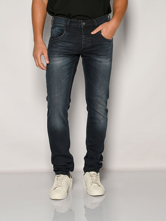 Herren Jeanshosen Elastisches Slim Fit Blau