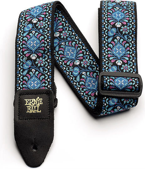 Ernie Ball Strap for Guitar Blue