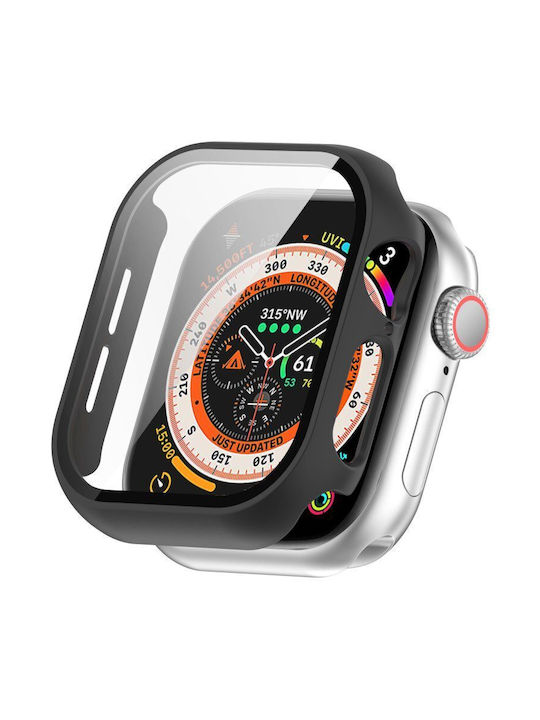 360 Protective Case PC & Tempered Glass Apple Watch Series 10 46mm Black OEM