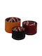 Atmosphera Storage Basket Fabric Black 3pcs