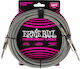 Ernie Ball Braided Cable 6.3mm male - 6.3mm mal...
