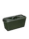 Navaris Ψωμιέρα με Καπάκι Μεταλλική Πράσινη 34x13x13cm
